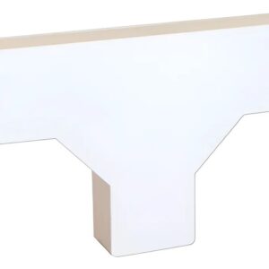 Accesorio T Para Unir Canaleta De Pvc 1020 Blanco