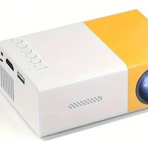 Mini Proyector Cine En Casa Led Portatil 1080p Amarillo