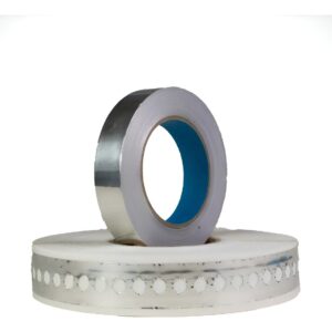 Cinta Ventana 5m, Cinta Aluminio 5m Gris Y Blanco