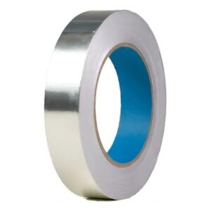 Cinta De Aluminio Metálica Térmica 1 Pulgada X 20m Gris Liso